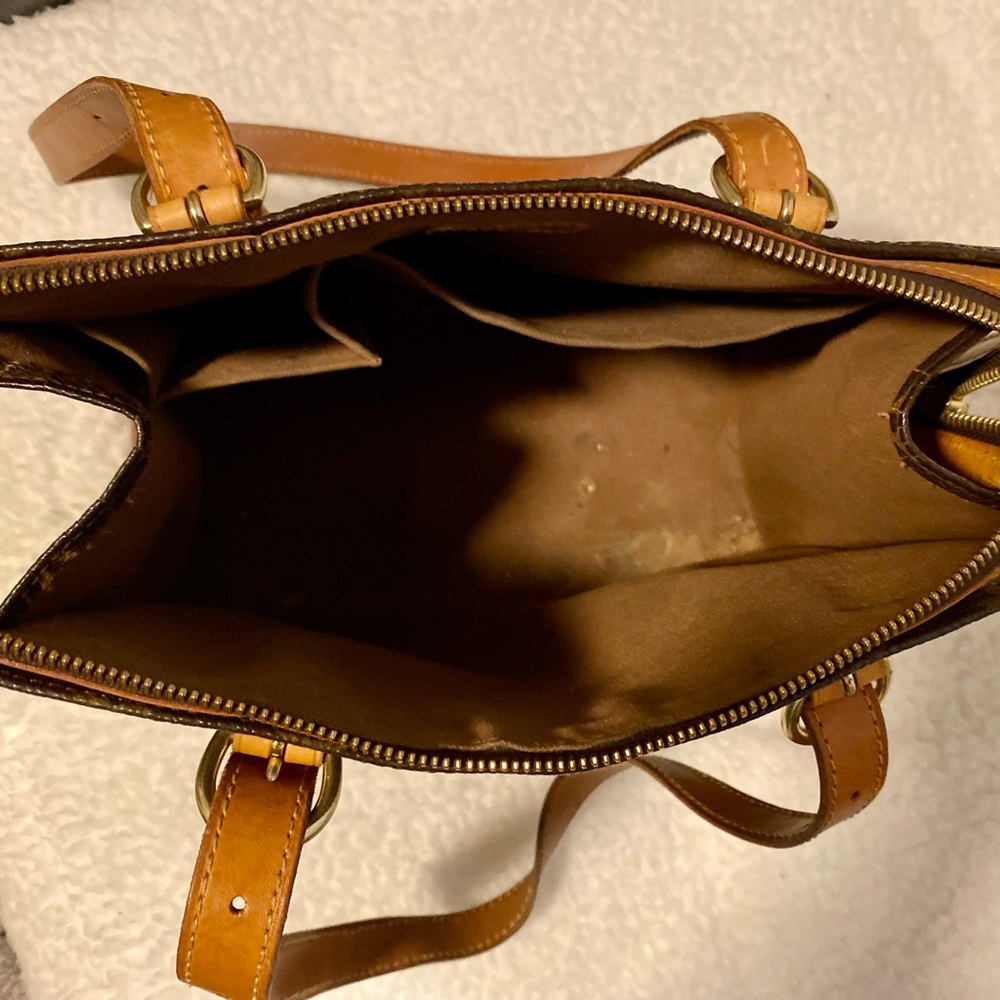 Louis Vuitton Brown Monogram Canvas Shoulder Bag - Picture 5 of 9